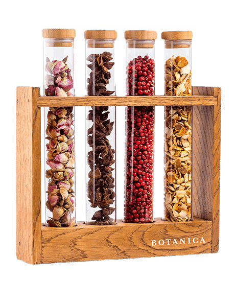Botanica kémcsöves fűszerállvány